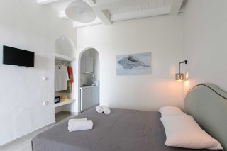accommodation nikos maria apartments bedroom area